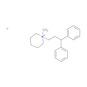 1-(3,3-diphenylpropyl)-1-methyl-3,4,5,6-tetrahydro-2H-pyridine iodide