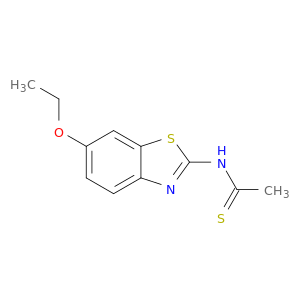 Ethanethioamide, N-(6-ethoxy-2-benzothiazolyl)-