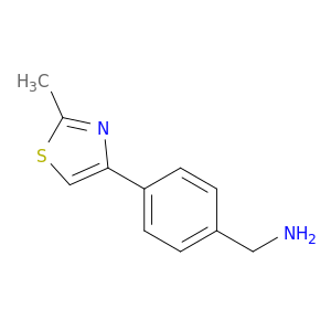 [4-(2-Methyl-1,3-thiazol-4-yl)phenyl]methanamine