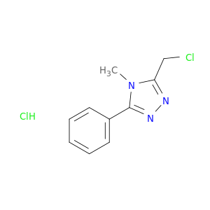 3-(chloromethyl)-4-methyl-5-phenyl-4H-1,2,4-triazole hydrochloride