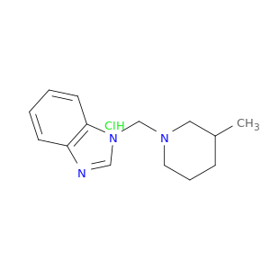 1-[(3-methyl-1-piperidinyl)methyl]-1H-Benzimidazole hydrochloride