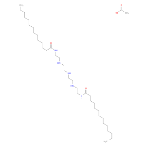 四癸酰胺,N,N'-[Iminobis(2,1-乙基噻嗪-2,1-乙二烯酰基)]双,单乙酸酯