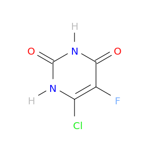 2,4(1H,3H)-Pyrimidinedione, 6-chloro-5-fluoro-