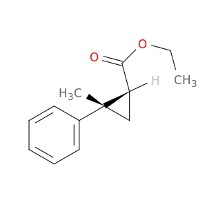 Cyclopropanecarboxylic acid, 2-methyl-2-phenyl-, ethyl ester, (1R,2S)-