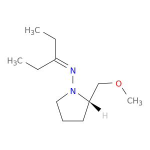 1-Pyrrolidinamine, N-(1-ethylpropylidene)-2-(methoxymethyl)-, (S)-