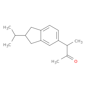 2-Butanone, 3-[2,3-dihydro-2-(1-methylethyl)-1H-inden-5-yl]-