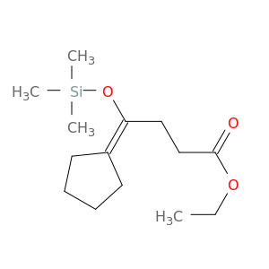 Butanoic acid, 4-cyclopentylidene-4-[(trimethylsilyl)oxy]-, ethyl ester
