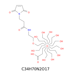 聚(氧-1,2-乙碳二苯),α-(2-羧乙基)-ω-[2-[[3-(2,5-二氢-2,5-二氧化硅-1H-吡咯-1-基)-1-氧丙基]氨基]乙氧基]-