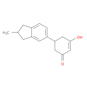 2-Cyclohexen-1-one, 5-(2,3-dihydro-2-methyl-1H-inden-5-yl)-3-hydroxy-