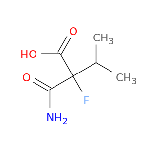2-carbamoyl-2-fluoro-3-methylbutanoic acid