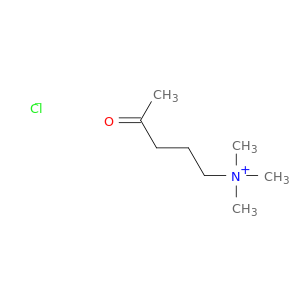 1-Pentanaminium, N,N,N-trimethyl-4-oxo-, chloride