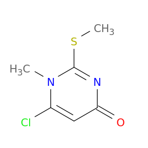 4(1H)-Pyrimidinone,6-chloro-1-methyl-2-(methylthio)-