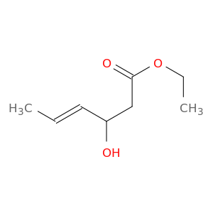 4-Hexenoic acid, 3-hydroxy-, ethyl ester, (E)-
