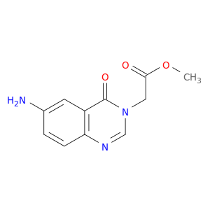 甲基2-（6-氨基-4-氧代喹唑啉-3-基）乙酸盐