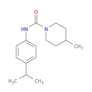 1-Piperidinecarboxamide, 4-methyl-N-[4-(1-methylethyl)phenyl]-