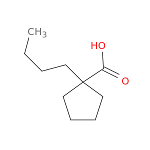 Cyclopentanecarboxylic acid, 1-butyl-