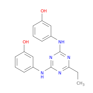 Phenol, 3,3'-[(6-ethyl-1,3,5-triazine-2,4-diyl)diimino]bis-
