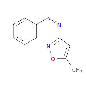 3-Isoxazolamine, 5-methyl-N-(phenylmethylene)-