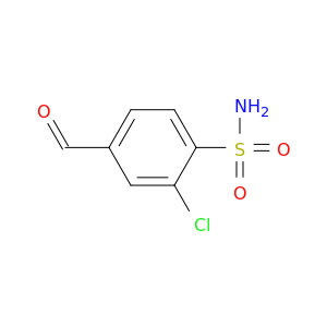 2-chloro-4-formylbenzene-1-sulfonamide