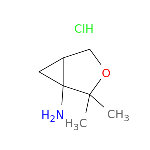 2,2-Dimethyl-3-oxabicyclo[3.1.0]hexan-1-amine hydrochloride