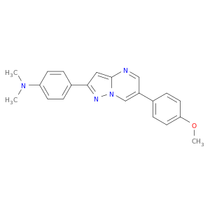 Benzenamine,4-[6-(4-methoxyphenyl)pyrazolo[1,5-a]pyrimidin-2-yl]-N,N-dimethyl-