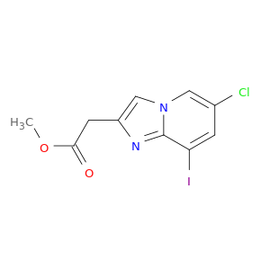 Methyl 2-(6-chloro-8-iodoimidazo[1,2-a]pyridin-2-yl)acetate
