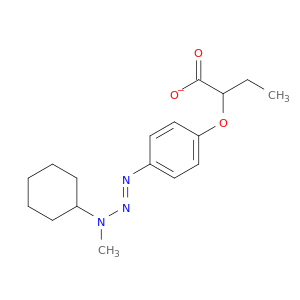 ethyl{4-[(1e)-3-cyclohexyl-3-methyltriaz-1-en-1-yl]phenoxy}acetate