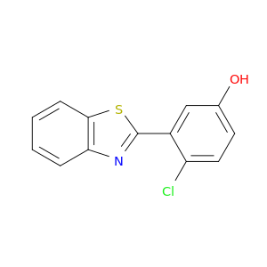 Phenol, 3-(2-benzothiazolyl)-4-chloro-