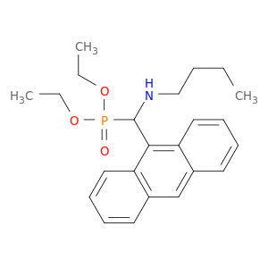 Phosphonic acid, [9-anthracenyl(butylamino)methyl]-, diethyl ester