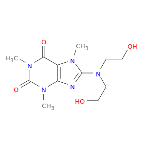 8-(Bis(2-hydroxyethyl)amino)-1,3,7-trimethyl-3,7-dihydro-1H-purine-2,6-dione
