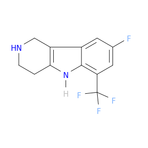 1H-Pyrido[4,3-b]indole, 8-fluoro-2,3,4,5-tetrahydro-6-(trifluoromethyl)-