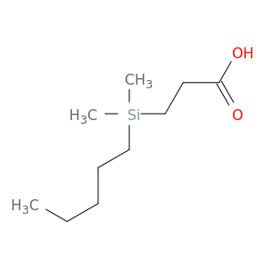 Propanoic acid, 3-(dimethylpentylsilyl)-