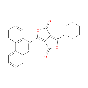 1H,4H-Furo[3,4-c]furan-1,4-dione, 3-cyclohexyl-6-(9-phenanthrenyl)-