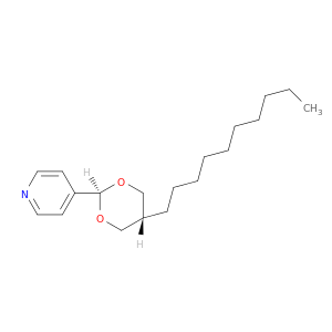 Pyridine, 4-(trans-5-decyl-1,3-dioxan-2-yl)-