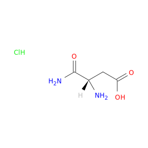 Butanoic acid, 3,4-diamino-4-oxo-, monohydrochloride, (S)-