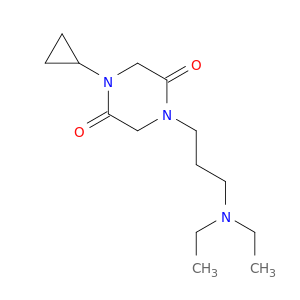 2,5-Piperazinedione, 1-cyclopropyl-4-[3-(diethylamino)propyl]-