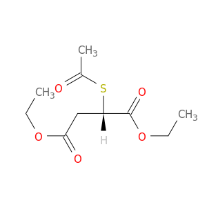 Butanedioic acid, (acetylthio)-, diethyl ester, (S)-