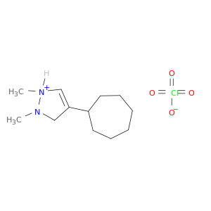 1H-Pyrazolium, 4-cycloheptyl-1,2-dimethyl-, perchlorate