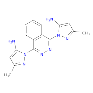 1H-Pyrazol-5-amine, 1,1'-(1,4-phthalazinediyl)bis[3-methyl-