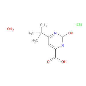 6-tert-Butyl-2-hydroxy-4-pyrimidinecarboxylic Acid