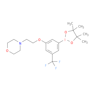3-(2-Morpholinoethoxy)-5-(trifluoromethyl)phenylboronic acid, pinacol ester