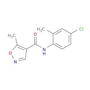 4-Isoxazolecarboxamide, N-(4-chloro-2-methylphenyl)-5-methyl-