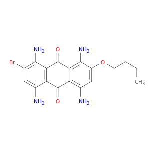 9,10-Anthracenedione, 1,4,5,8-tetraamino-2-bromo-7-butoxy-