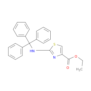 4-Thiazolecarboxylic acid, 2-[(triphenylmethyl)amino]-, ethyl ester