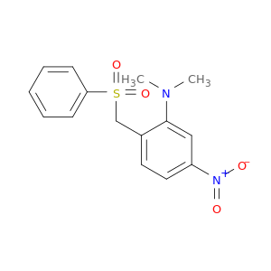 Benzenamine, N,N-dimethyl-5-nitro-2-[(phenylsulfonyl)methyl]-