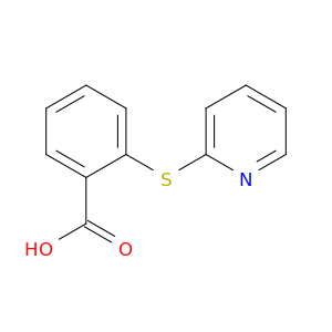 Benzoic acid, 2-(2-pyridinylthio)-