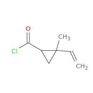Cyclopropanecarbonyl chloride, 2-ethenyl-2-methyl-