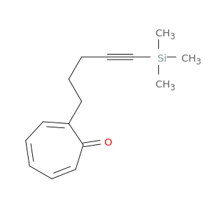 2,4,6-Cycloheptatrien-1-one, 2-[5-(trimethylsilyl)-4-pentynyl]-