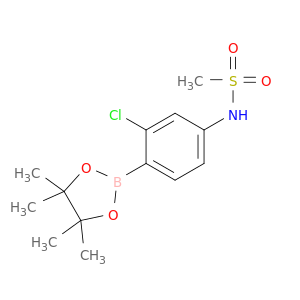 2-氯-4-甲磺酰氨基苯硼酸频那醇酯