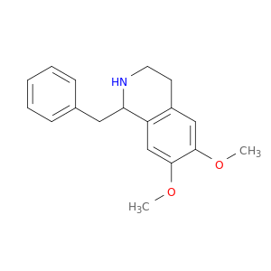 Isoquinoline, 1,2,3,4-tetrahydro-6,7-dimethoxy-1-(phenylmethyl)-